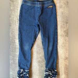 Matilda Jane Denim Ruffle Leggings